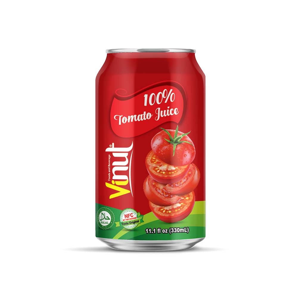 VINUT 100% Χυμός Ντομάτας, Κουτί 11.1 fl oz (330 mL)