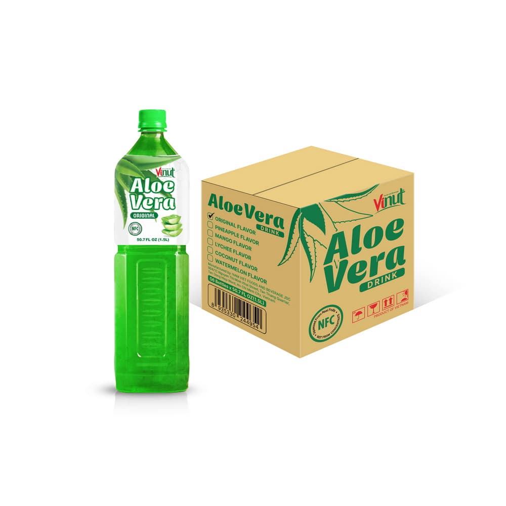 VINUT Ρόφημα Αλόης Βέρα Original, NFC, Μπουκάλι PET, 50.7 fl oz 1.5 L