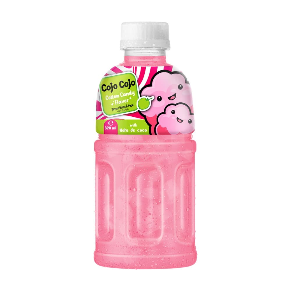 VINUT Ρόφημα με Γεύση Μαλλί της Γριάς και Nata De Coco, Μπουκάλι PET 320 mL