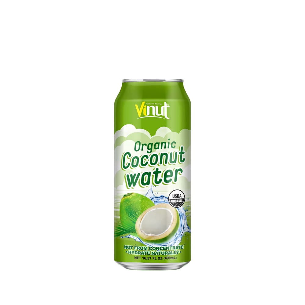 VINUT Βιολογικό Νερό Καρύδας, Κουτί, 16.57 fl oz 490 mL